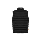Suns Black Polyester Sleveless Jacket